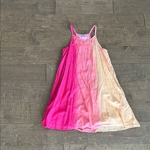 abercrombie kids Pink to Peach Ombre Sleeveless Casual Dress